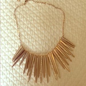 Brand new Bauble Bar rose gold statement necklace